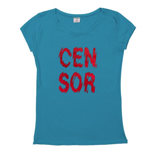 Γυναικειο Κοντομάνικο Μπλουζακι Censor