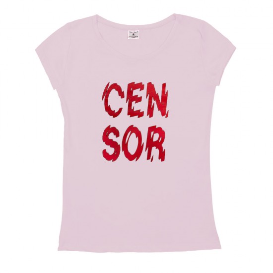 Γυναικειο Κοντομάνικο Μπλουζακι Censor