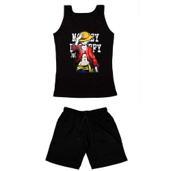 Γυναικειο Σετ Αμανικο Με Βερμουδα Luffy Γυναικειο Σετ Αμανικο Με Βερμουδα Luffy
