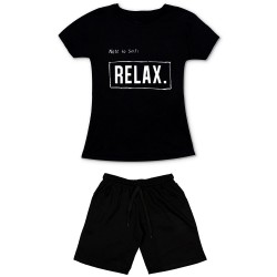 Γυναικειο Σετ Κοντομανικο Με Βερμουδα Relax Γυναικειο Σετ Κοντομανικο Με Βερμουδα Relax