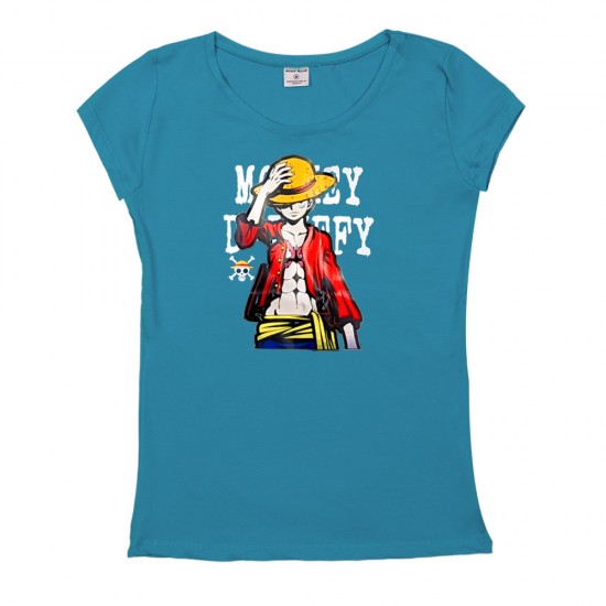 Γυναικειο Κοντομάνικο Μπλουζακι Luffy