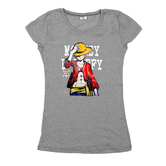 Γυναικειο Κοντομάνικο Μπλουζακι Luffy