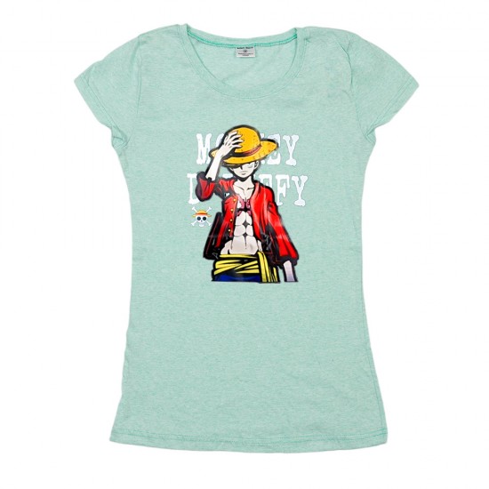 Γυναικειο Κοντομάνικο Μπλουζακι Luffy