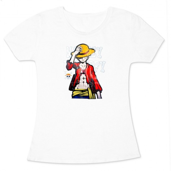 Γυναικειο Κοντομάνικο Μπλουζακι Luffy