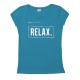 Γυναικειο Κοντομάνικο Μπλουζακι Relax