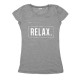 Γυναικειο Κοντομάνικο Μπλουζακι Relax
