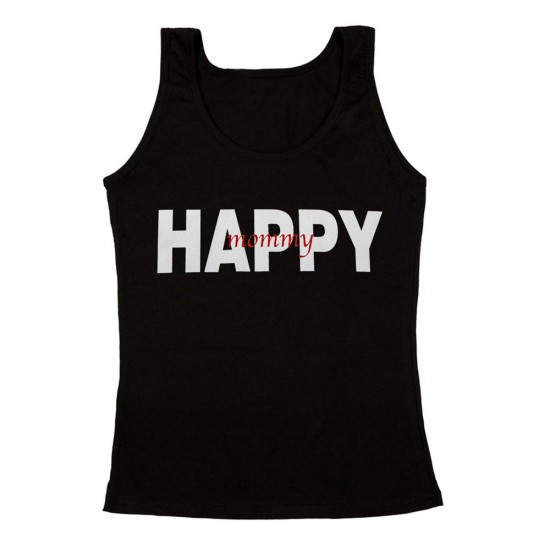 Γυναικειο Αμανικο Μπλουζακι Happy Mommy