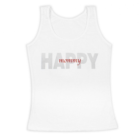 Γυναικειο Αμανικο Μπλουζακι Happy Mommy