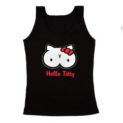 Γυναικειο Αμανικο Μπλουζακι Hello Titty