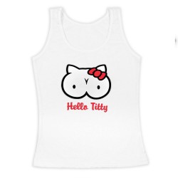 Γυναικειο Αμανικο Μπλουζακι Hello Titty