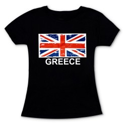 Γυναικειο Κοντομάνικο Μπλουζακι Uk-Greece Γυναικειο Κοντομάνικο Μπλουζακι Uk-Greece