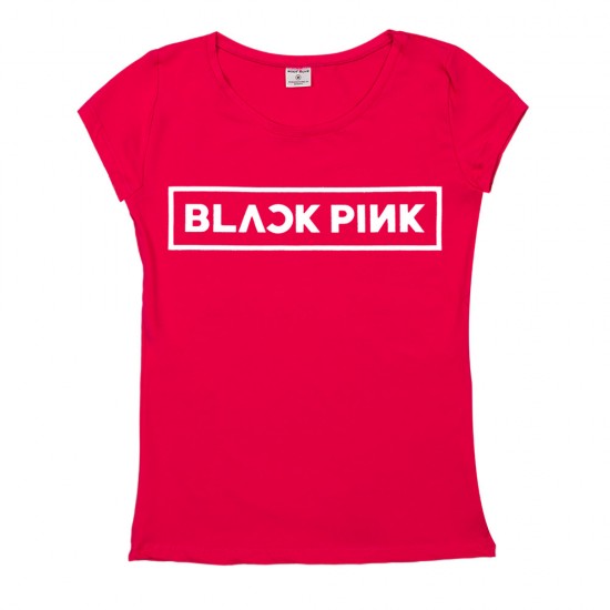 Γυναικειο Κοντομάνικο Μπλουζακι Black Pink