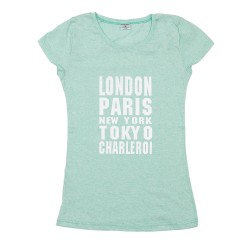Γυναικειο Κοντομάνικο Μπλουζακι London-Paris Γυναικειο Κοντομάνικο Μπλουζακι London-Paris