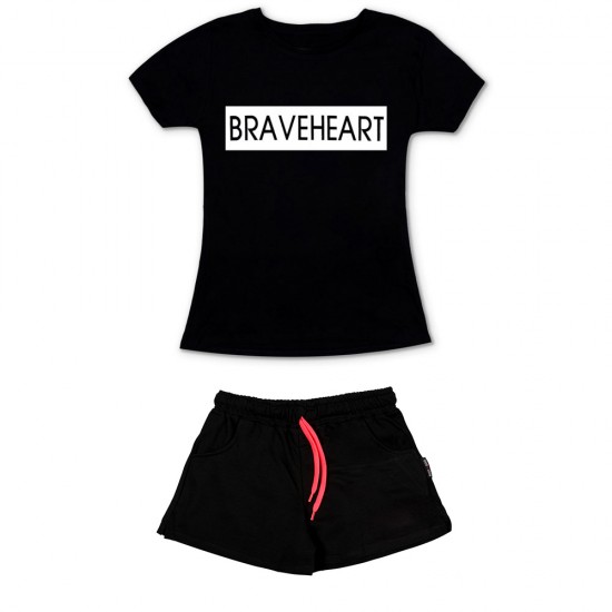 Γυναικειο Σετ Κοντομανικο Με Σορτσακι Braveheart