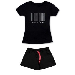 Γυναικειο Σετ Κοντομανικο Με Σορτσακι Fashion Code