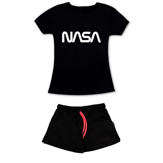 Γυναικειο Σετ Κοντομανικο Με Σορτσακι Nasa