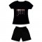 Γυναικειο Σετ Κοντομανικο Με Βερμουδα Μανο