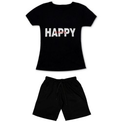 Γυναικειο Σετ Κοντομανικο Με Βερμουδα Happy Mommy