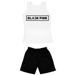 Γυναικειο Σετ Αμανικο Με Βερμουδα Black Pink Γυναικειο Σετ Αμανικο Με Βερμουδα Black Pink