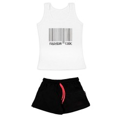 Γυναικειο Σετ Αμανικο Με Σορτσακι Fashion Code