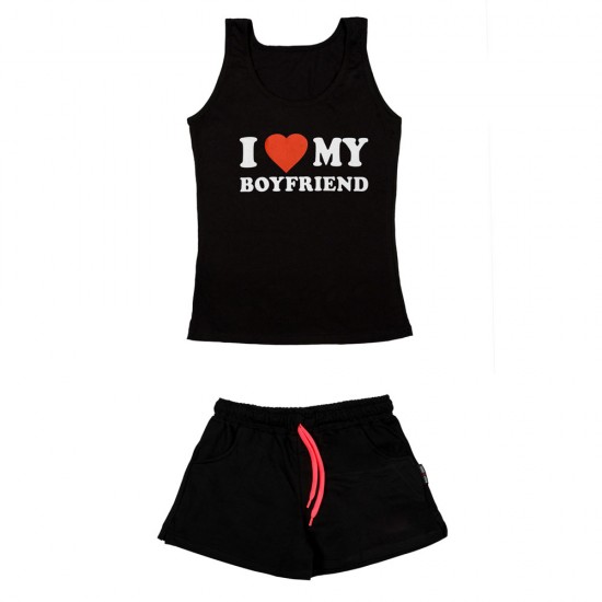 Γυναικειο Σετ Αμανικο Με Σορτσακι Boyfriend