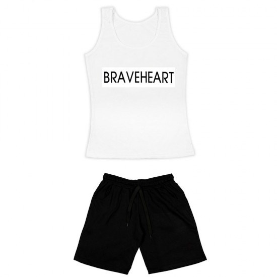 Γυναικειο Σετ Αμανικο Με Βερμουδα Braveheart