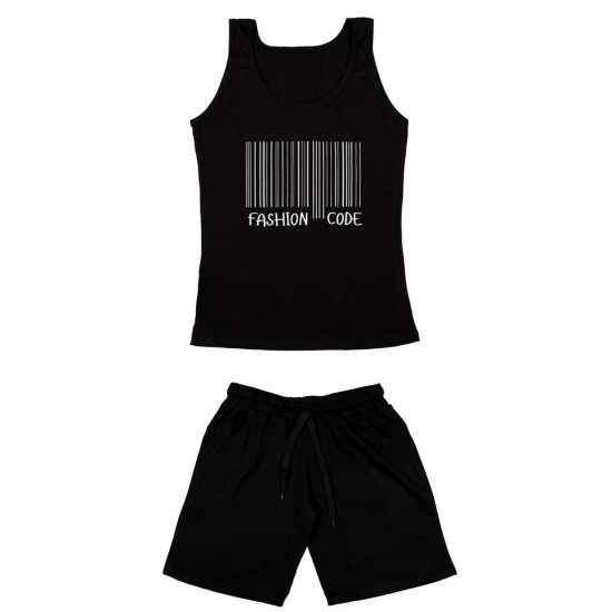 Γυναικειο Σετ Αμανικο Με Βερμουδα Fashion Code