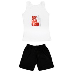 Γυναικειο Σετ Αμανικο Με Βερμουδα Revolution Γυναικειο Σετ Αμανικο Με Βερμουδα Revolution