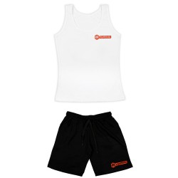 Γυναικειο Σετ Αμανικο Με Βερμουδα Myathletic (Κοκκινο Logo) Γυναικειο Σετ Αμανικο Με Βερμουδα Myathletic (Κοκκινο Logo)