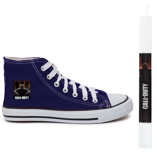 Παιδικα Αθλητικα Μποτακια Sneakers Call Of Duty + Λαμπαδα