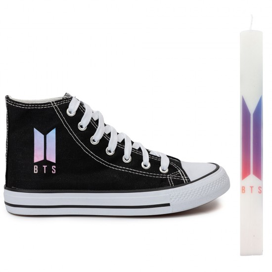 Παιδικα Αθλητικα Μποτακια Sneakers Bts + Λαμπαδα