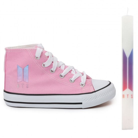Παιδικα Αθλητικα Μποτακια Sneakers Bts + Λαμπαδα