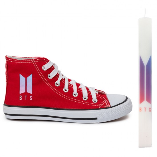 Παιδικα Αθλητικα Μποτακια Sneakers Bts + Λαμπαδα