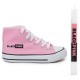 Παιδικα Αθλητικα Μποτακια Sneakers Black Pink + Λαμπαδα
