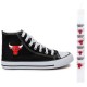 Παιδικα Αθλητικα Μποτακια Sneakers Chicago Bulls + Λαμπαδα