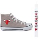 Παιδικα Αθλητικα Μποτακια Sneakers Chicago Bulls + Λαμπαδα