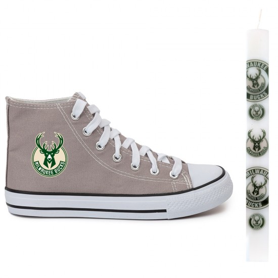 Παιδικα Αθλητικα Μποτακια Sneakers Milwaukee + Λαμπαδα