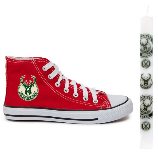 Παιδικα Αθλητικα Μποτακια Sneakers Milwaukee + Λαμπαδα