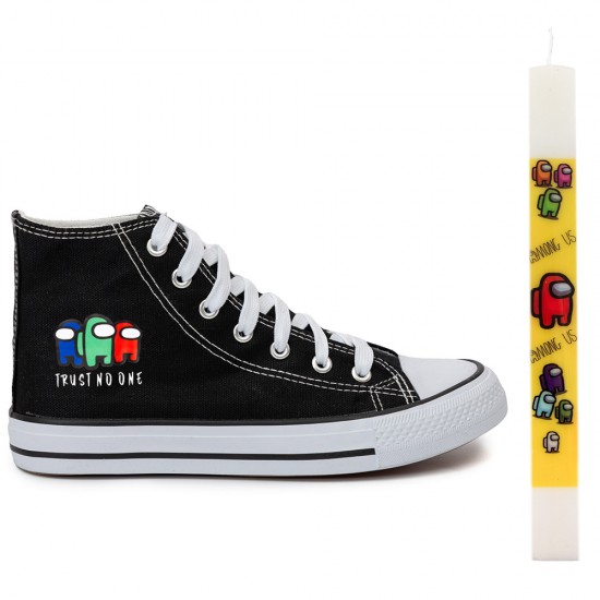 Παιδικα Αθλητικα Μποτακια Sneakers Among Us + Λαμπαδα