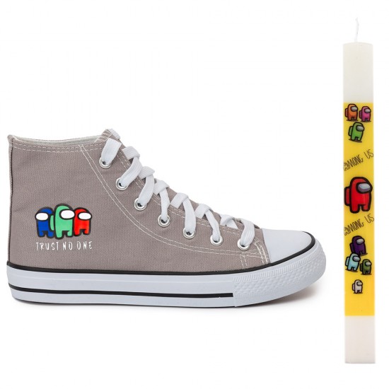 Παιδικα Αθλητικα Μποτακια Sneakers Among Us + Λαμπαδα