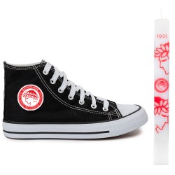 Παιδικα Αθλητικα Μποτακια Sneakers Ολυμπιακος + Λαμπαδα Παιδικα Αθλητικα Μποτακια Sneakers Ολυμπιακος + Λαμπαδα