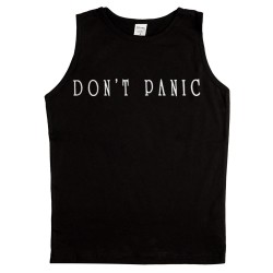 Ανδρικο Αμανικο Μπλουζακι Don't Panic Ανδρικο Αμανικο Μπλουζακι Don't Panic
