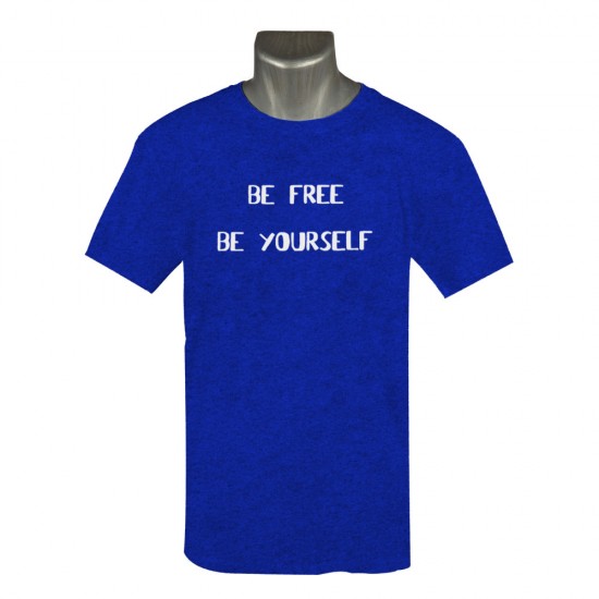 Ανδρικο Κοντομανικο Μπλουζακι Be Free Be Yourself