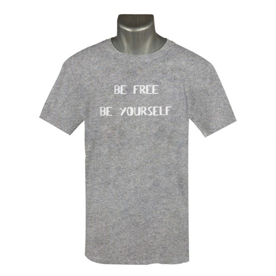 Ανδρικο Κοντομανικο Μπλουζακι Be Free Be Yourself