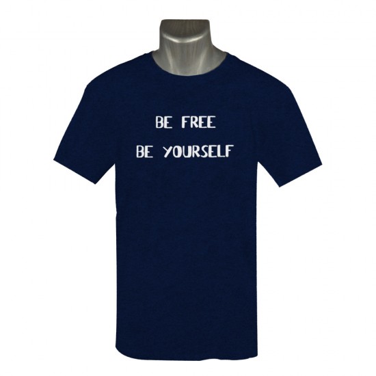 Ανδρικο Κοντομανικο Μπλουζακι Be Free Be Yourself