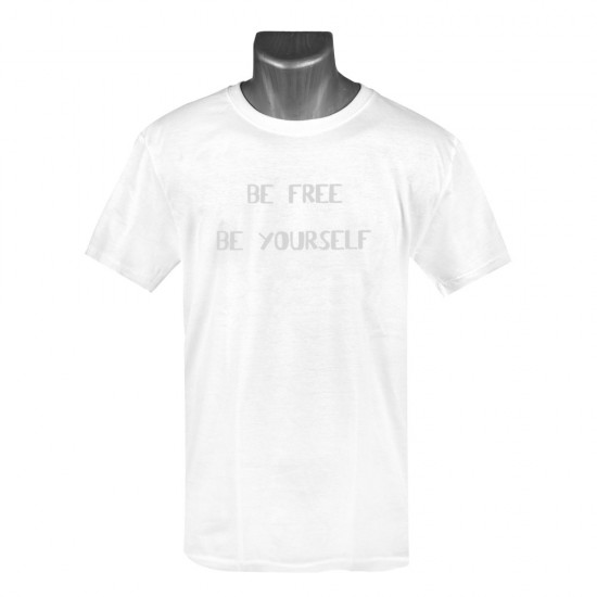 Ανδρικο Κοντομανικο Μπλουζακι Be Free Be Yourself