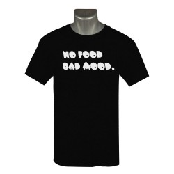 Ανδρικο Κοντομανικο Μπλουζακι No Food Bad Mood Ανδρικο Κοντομανικο Μπλουζακι No Food Bad Mood