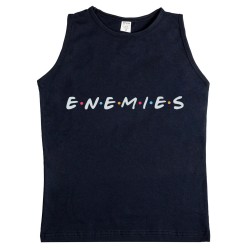 Ανδρικο Αμανικο Μπλουζακι Enemies Ανδρικο Αμανικο Μπλουζακι Enemies