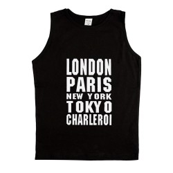 Ανδρικο Αμανικο Μπλουζακι London-Paris