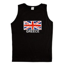 Ανδρικο Αμανικο Μπλουζακι Uk-Greece Ανδρικο Αμανικο Μπλουζακι Uk-Greece